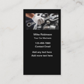 Cool Automotive Car Mechanic Business Cards 