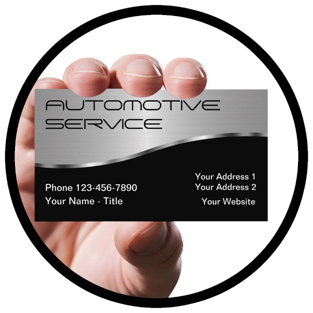 Cool Automotive New Business Card (Creator Uploaded)
