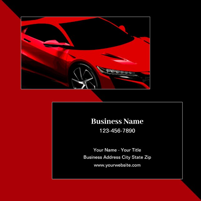 Cool Automotive Services Business Card Template (Creator Uploaded)