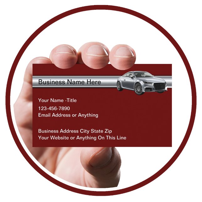 Cool Automotive Themed Business Card Design (Creator Uploaded)