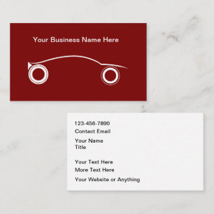 Cool Automotive Unique Business Cards