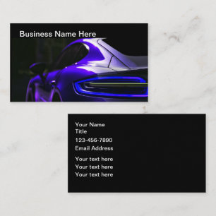 Cool Automotive Unique Business Cards