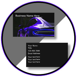 Cool Automotive Unique Business Cards