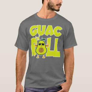 Cool Avocado Rock n Roll 60s Guacamole Healthy Foo T-Shirt