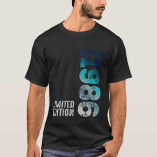 Cool Awesome October 1986 Since 1986 Vintage 1986 T-Shirt