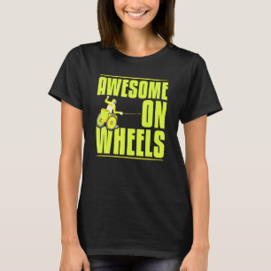 Cool Awesome On Wheels Paralympics Power Caregiver T-Shirt