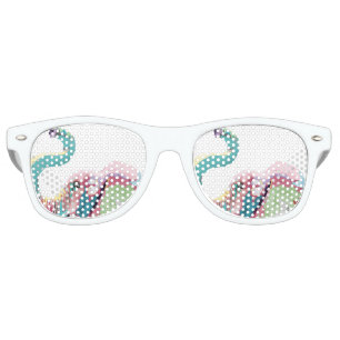 Cool awesome trendy colourful vibrant elephant retro sunglasses