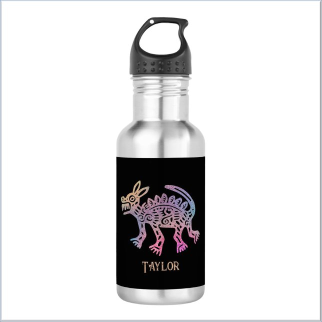 Cool Aztec Design Dog 532 Ml Water Bottle (Bookmark my store!
https://www.zazzle.com/store/capricepetit/products)