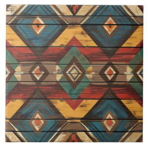 Cool Aztec faux wood  Tile