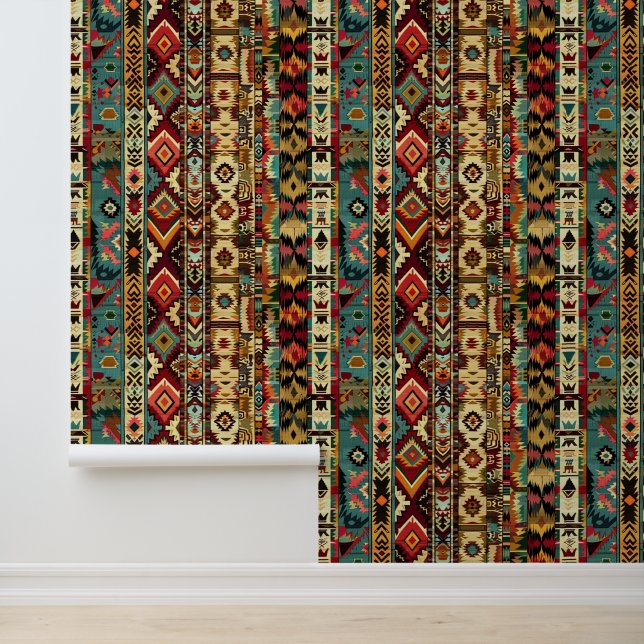 Cool Aztec Western tiled pattern  Wallpaper (Application)