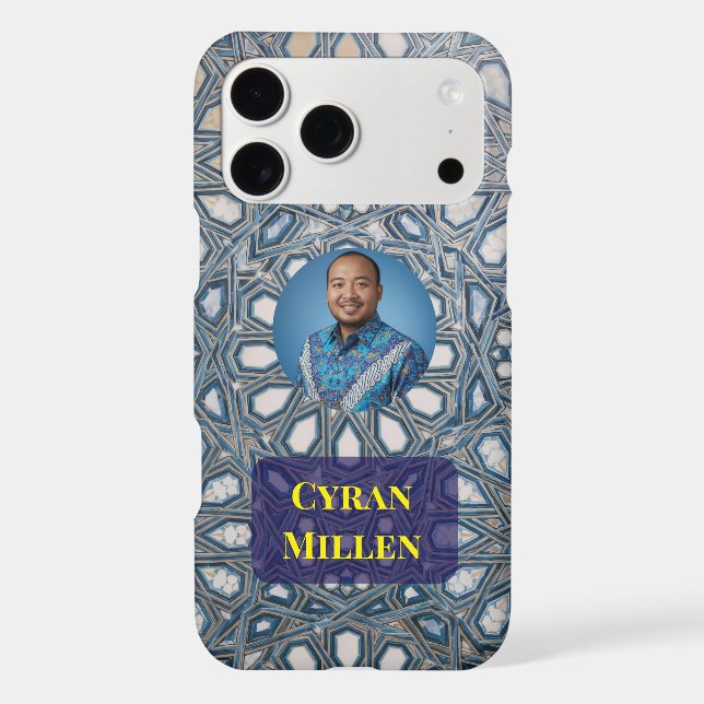 Cool Azure White Mediterranean Tile (Back)