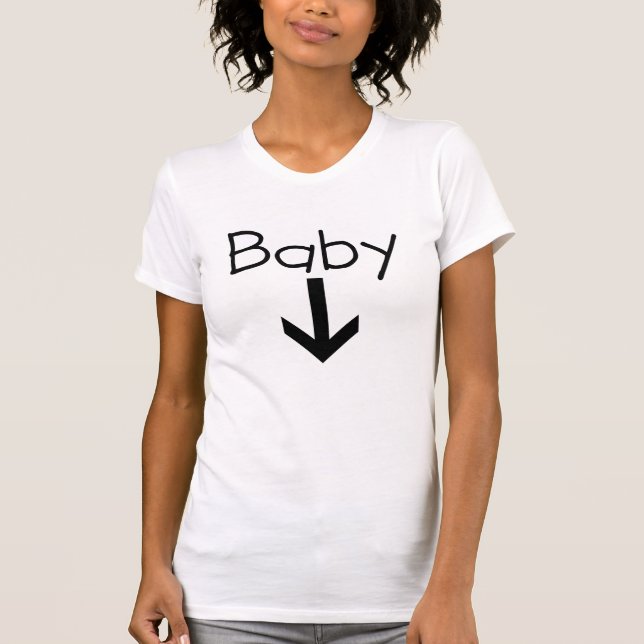 Cool Baby Arrow Maternity T-Shirt (Front)