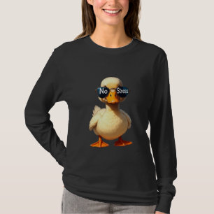 Cool Baby Duck "No Dee" Sunglasses Cute Funny Anim T-Shirt