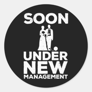 Cool Bachelor Party Design For Men Boys Groom Bach Classic Round Sticker