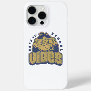 Cool Back to School Vibes Cartoon Art iPhone 15 Pro Max Case