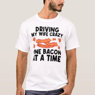 Cool Bacon Art For Men Dad Pig Pork Strips Breakfa T-Shirt