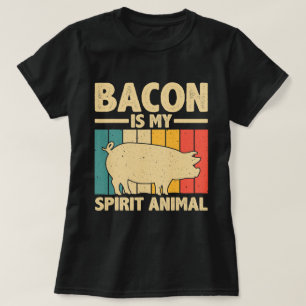 Cool Bacon Men Women Kids Bacon Pig Pork Lover T-Shirt