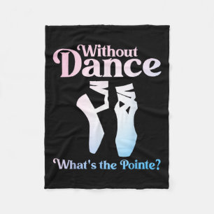 Cool Ballet Art For Women Girls Ballet Dancer Reci Fleece Blanket