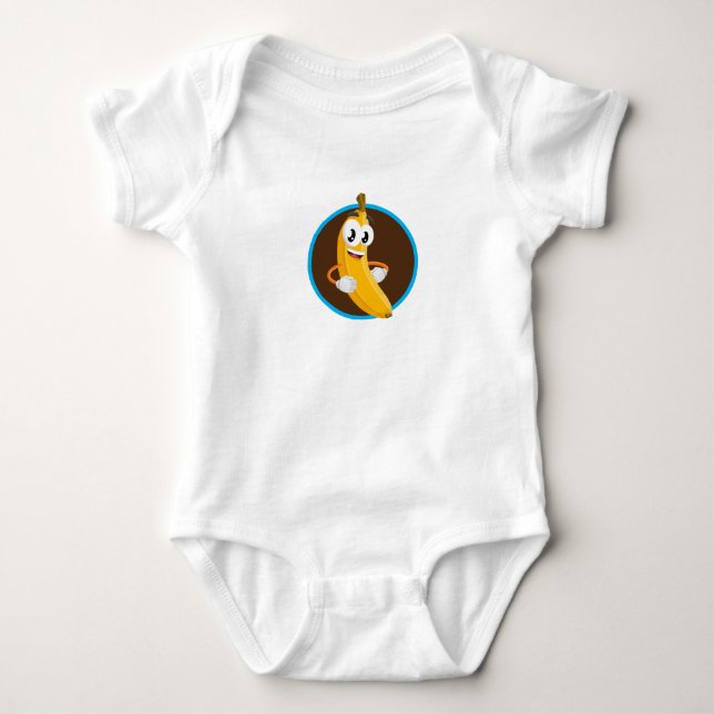 Cool banana baby bodysuit (Front)