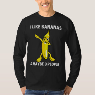 Cool Banana For Men Women Dabbing Yellow Sweet Tro T-Shirt
