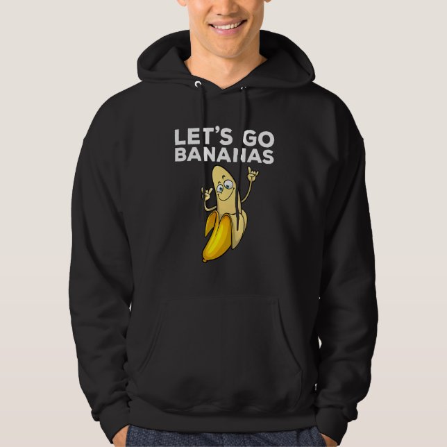 Cool Banana For Men Women Kids Banana  Tropical Fr Hoodie (Front)