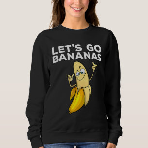 Cool Banana For Men Women Kids Banana Tropical Fr Sweatshirt