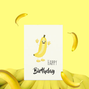 Cool banana holiday card