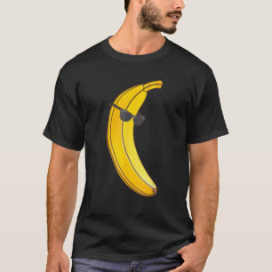 Cool Banana Wearing Sunglasses Funny Fruit Eyewear T-Shirt