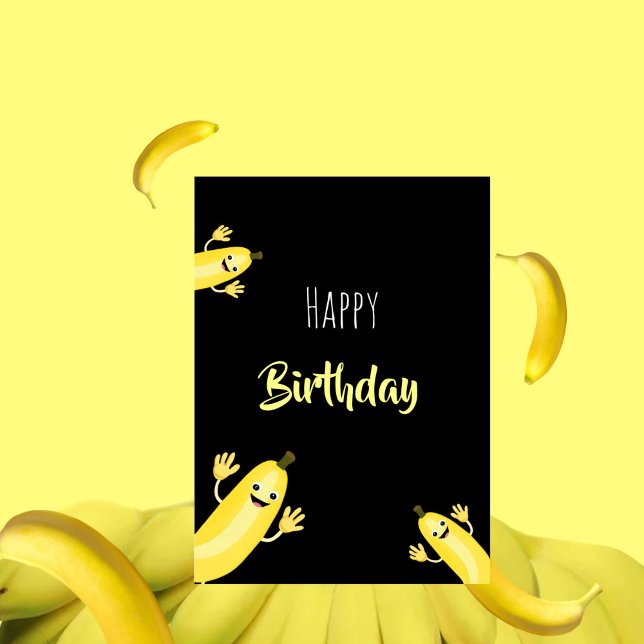 Cool bananas Birthday Card (Creator Uploaded)