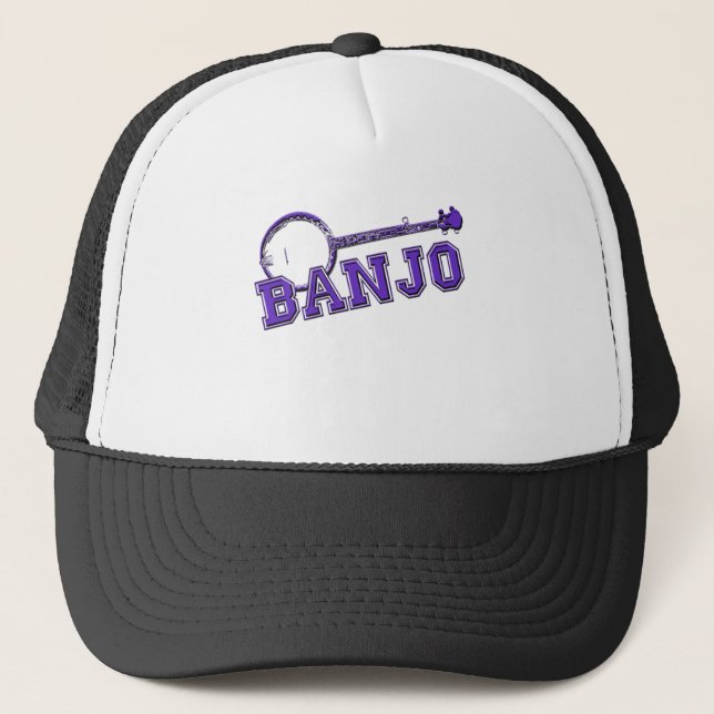 Cool Banjo Trucker Hat (Front)