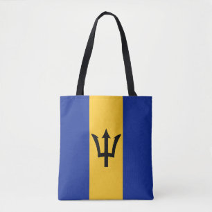 Cool Barbados Flag Fashion Tote Bag
