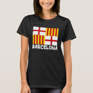 Cool Barcelona Flag T-Shirt