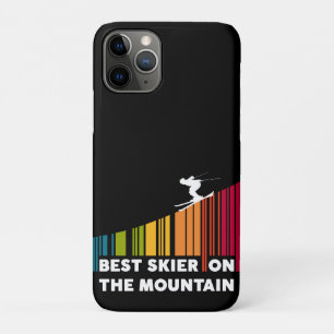 Cool Barcode Design Best Skier On The Mountain  Case-Mate iPhone Case