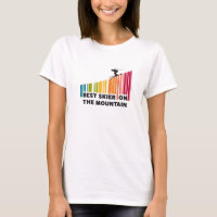 Cool Barcode Design Best Skier On The Mountain