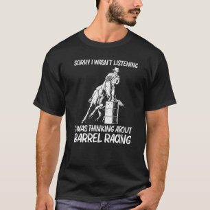 Cool Barrel Racing For Women Men Rodeo Horse Barre T-Shirt