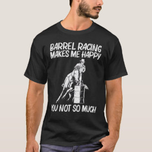 Cool Barrel Racing For Women Men Rodeo Horse Barre T-Shirt