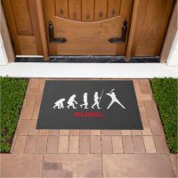 Cool Baseball Batter Silhouette Evolution Playball