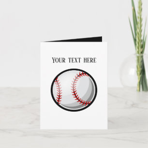 Cool Baseball sports add message  Card