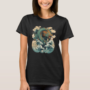 Cool Basilisk Dragons for japanese Snake Lovers T-Shirt