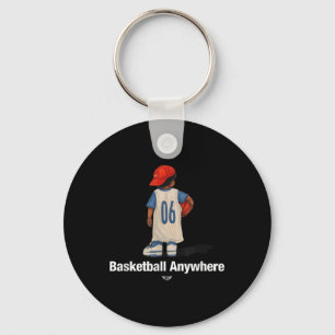 Cool Basketball Anywhere With A Basketball Kid Pla Key Ring