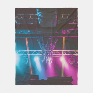 Cool Basketball Artwork Fleece Blanket