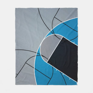 Cool Basketball Artwork Fleece Blanket