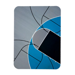 Cool Basketball Artwork Magnet