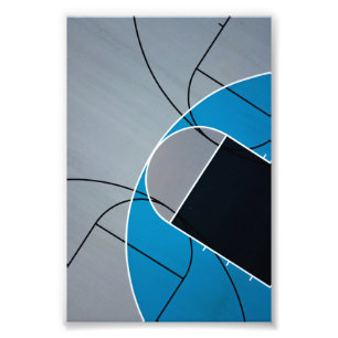 Cool Basketball Artwork Photo Print