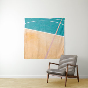 Cool Basketball Artwork Tapestry