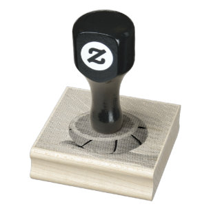 Cool Basketball Design Rubber Stamp