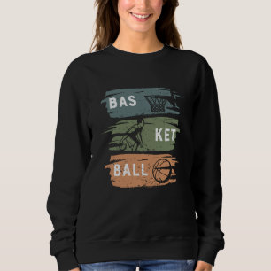 Cool Basketball Design with 3 colours Sweatshirt
