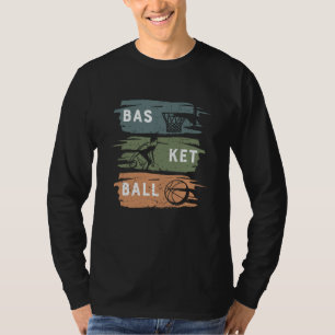 Cool Basketball Design with 3 colours T-Shirt