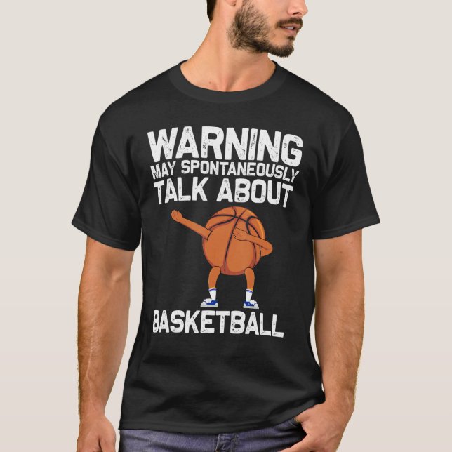 Cool Basketball For Men Women Dabbing Ball Team Sp T-Shirt (Front)