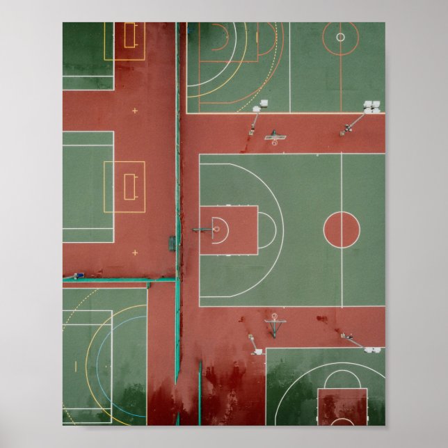 Cool Basketball Gift Poster (Front)